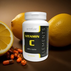 Activlab Vitamin C 1000mg with Lysine 60 Caps 