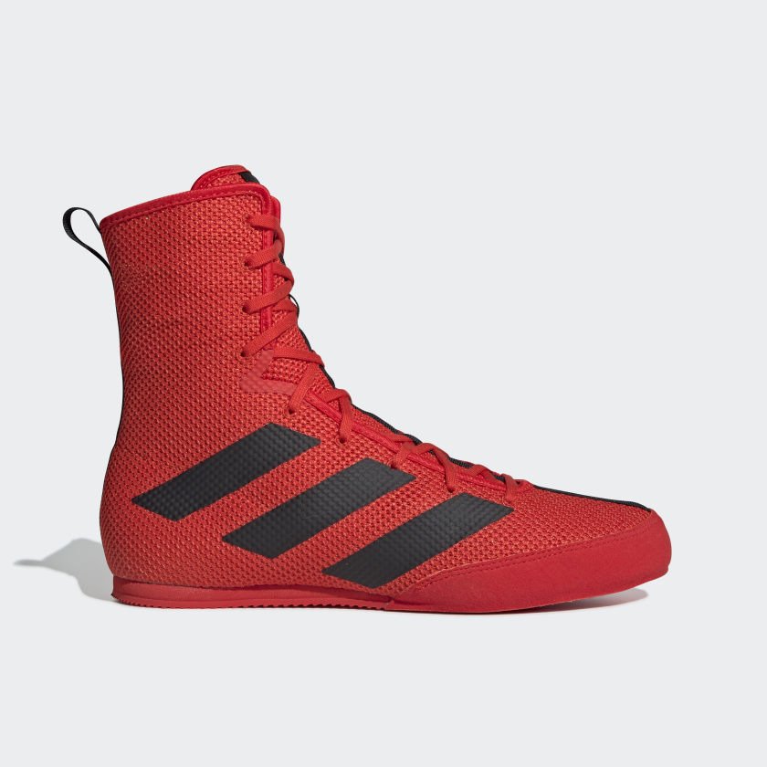 red adidas boxing boots